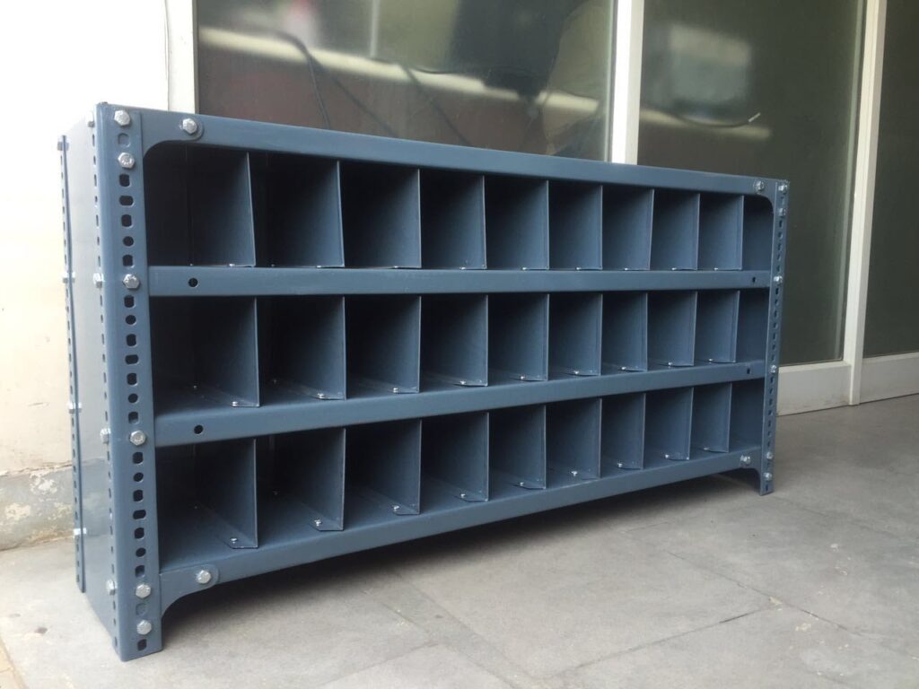 Slotted Angle Pigeon Hole Rack